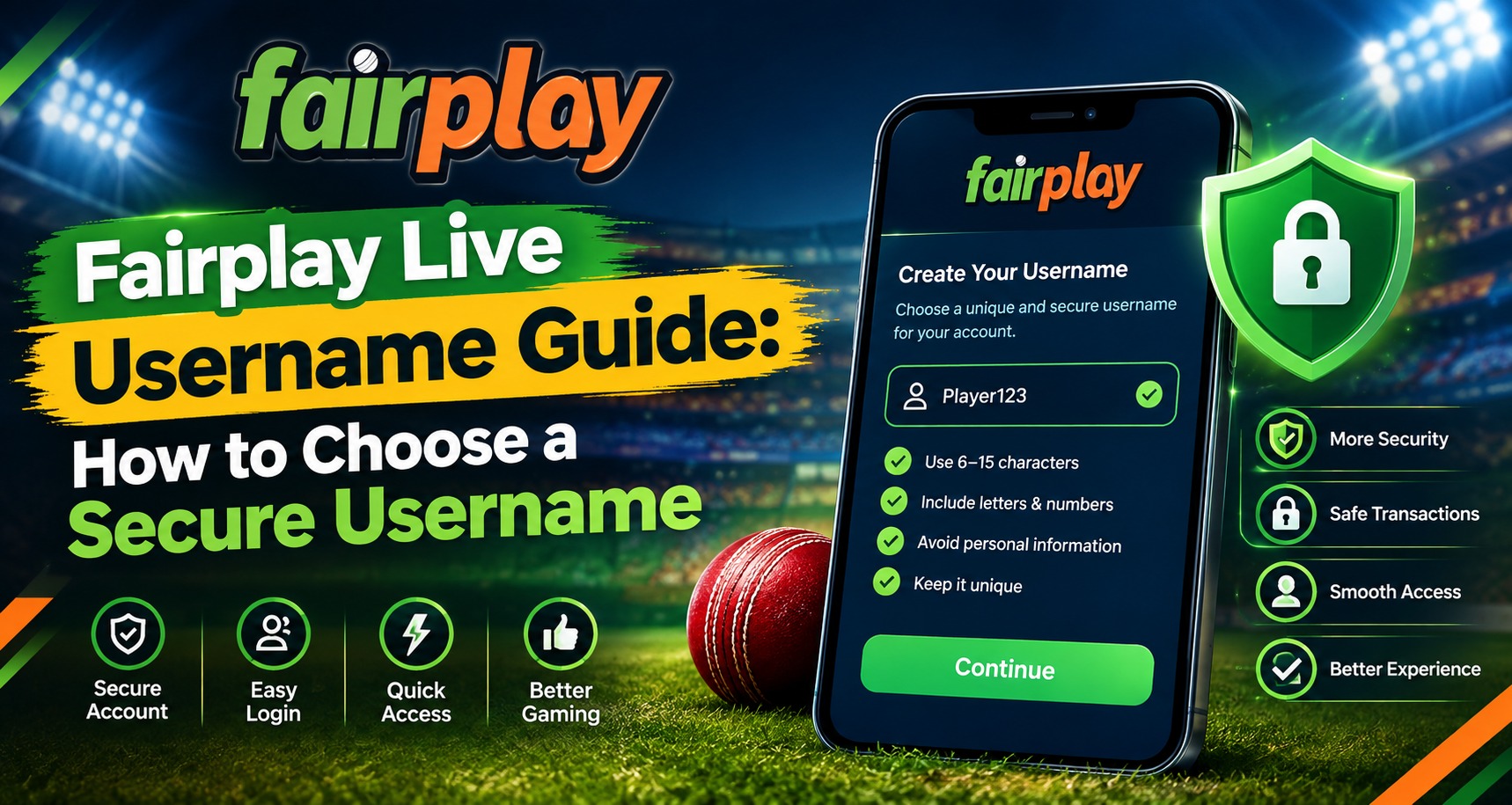 Fairplay Live Username Guide: How to Choose a Secure Username