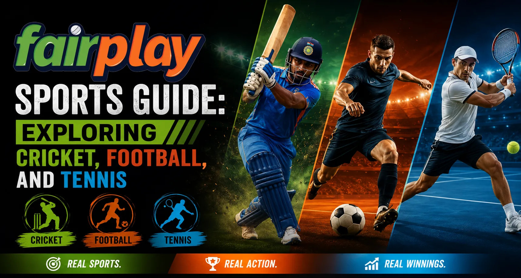 Fairplay Sports Guide: Exploring Cricket, Football, and Tennis